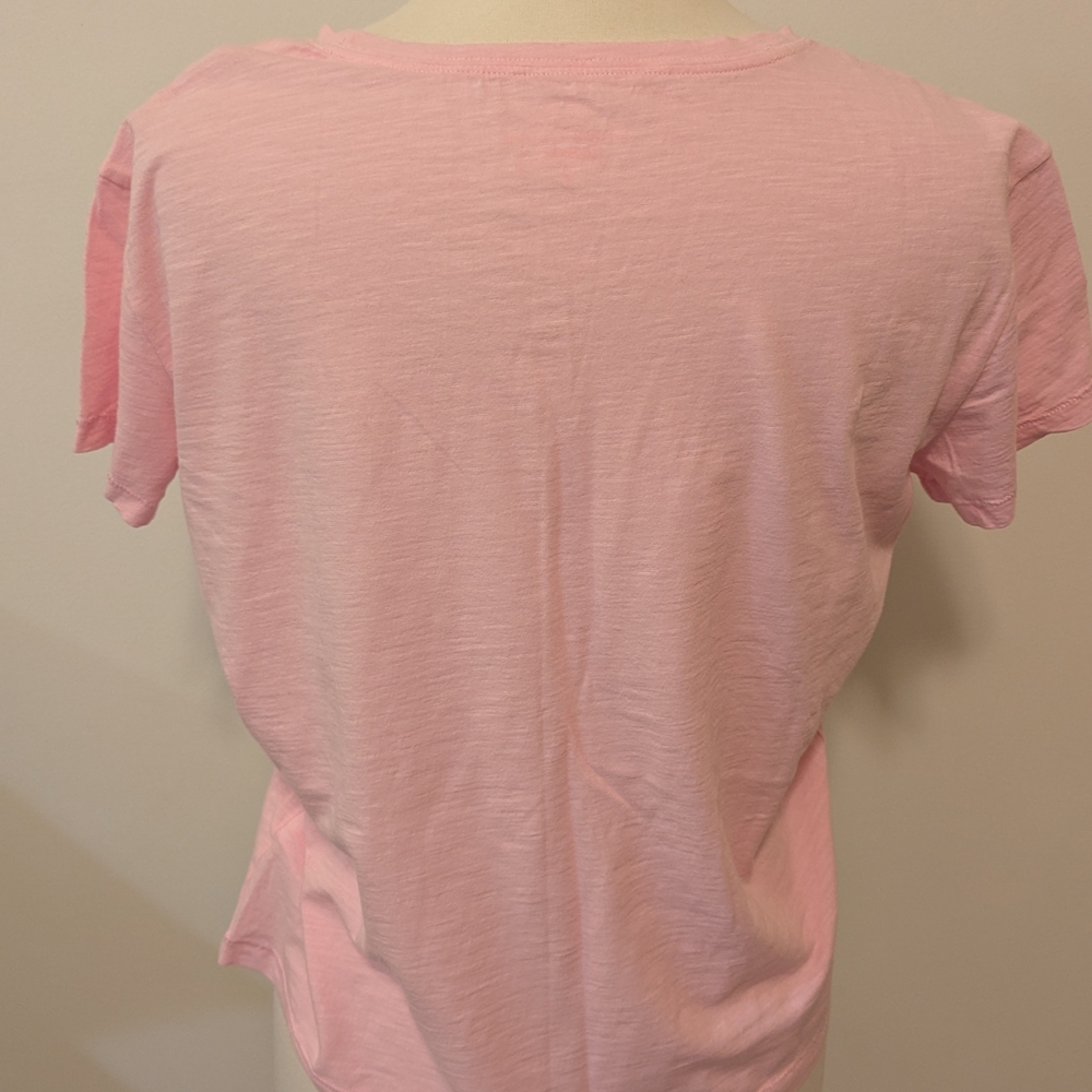 Vineyard Vines Surf Tee 100% Cotton Short Sleeve Tee Pink Coastal Preppy Medium - Picture 2 of 9